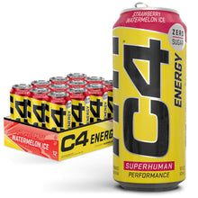 Load image into Gallery viewer, Cellucor C4 ENERGY Performance Energy Drink RTD Zero Sugar (473ml x 12 Cans Carton)
