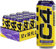 Load image into Gallery viewer, Cellucor C4 ENERGY Performance Energy Drink RTD Zero Sugar (473ml x 12 Cans Carton)