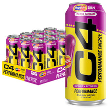 Load image into Gallery viewer, Cellucor C4 ENERGY Performance Energy Drink RTD Zero Sugar (473ml x 12 Cans Carton)