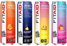 Load image into Gallery viewer, FITAID ENERGY + SPORTS RECOVERY 200mg CLEAN CAFFEINE (354ml x 12 Cans Carton)