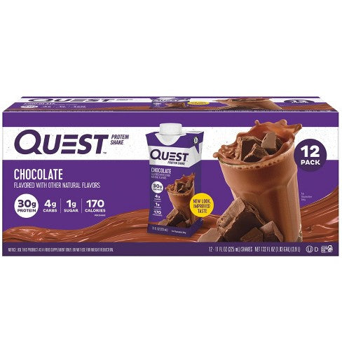 Quest Nutrition Ready To Drink Protein Shake RTD (325ml x 12 per Carton)