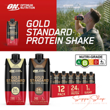 Load image into Gallery viewer, Optimum Nutrition ON Gold Standard Whey Protein Shake Ready To Drink RTD, 325ml - 100% Authentic, Choice of 4 / 12 Packs
