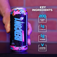 Load image into Gallery viewer, REDCON1 ENERGY High Performance Pre-Workout RTD Drink (473ml x 12 Cans Carton) Zero Sugar