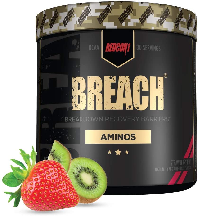 RedCon1 BREACH Aminos, 30 Servings - Strawberry Kiwi