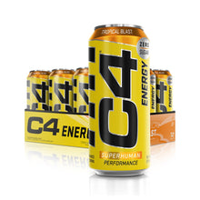 Load image into Gallery viewer, Cellucor C4 ENERGY Performance Energy Drink RTD Zero Sugar (473ml x 12 Cans Carton)