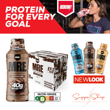 Load image into Gallery viewer, REDCON1 MRE 40G High Protein Low Carb Shake RTD Ready to Drink ,12x414ml Carton- Keto Friendly for a Lean Body Lifestyle
