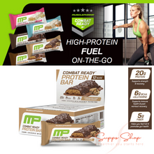 Load image into Gallery viewer, MusclePharm Combat Ready Protein Bar, 12 Bars Per Box
