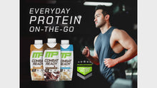 Load and play video in Gallery viewer, MusclePharm Combat Ready 40g Protein Shake Ready to Drink RTD with BCAA Glutamine, 12 x 500ml Carton
