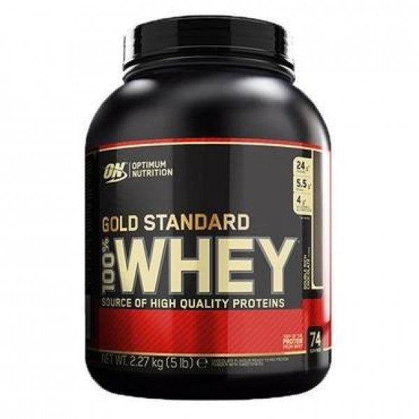 Optimum Nutrition Gold Standard 100% Whey Protein 5lbs - Double Rich Chocolate