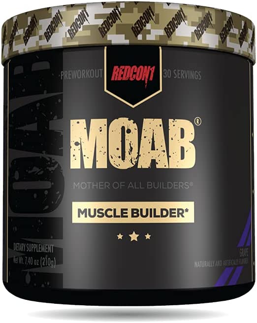 RedCon1 MOAB Muscle Builder, 30 Servings - Grape
