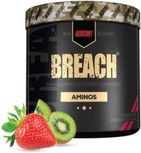 Load image into Gallery viewer, RedCon1 BREACH Aminos, 30 Servings - Strawberry Kiwi

