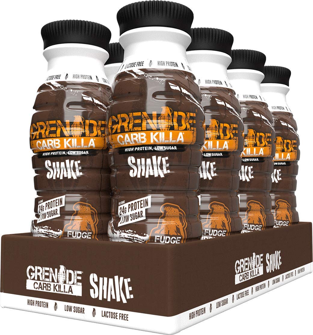 Grenade Carb Killa High Protein Shake | 8 x 330ml Bottles | High Protein Shake | No Added Sugar | Lactose Free | Over 24g of Protein |
