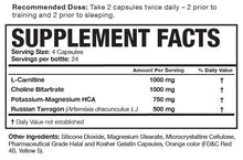 Load image into Gallery viewer, Magnum CARNE DIEM Pharmaceutical Grade Carnitine Fat Burner, 96 Capsules
