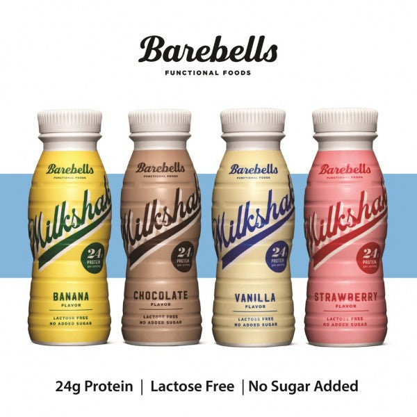 Barebells Functional Foods Protein Milkshake, 330ml x 8 Bottles Carton