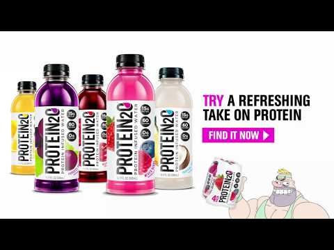 Protein2o 15g Whey Protein Isolate Infused Water, Ready To Drink, Sugar  Free, Gluten Free, Lactose Free, Harvest Grape, 16.9 oz Bottle (Pack of 12)